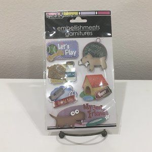 Special Moments Scrapbooking "Dogs" Embellishments Garnitures